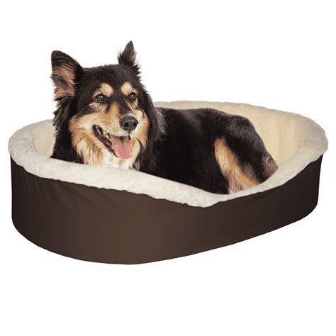 Made In Usa Dog Bed King Cuddler Pet Bed Large 33x23 Brown Walmart