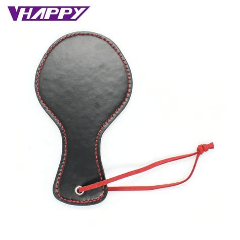 Roleplay Leather Spanking Paddle Flirt Clap Pat Ass Male Female Sex Toys For Bat Head Men Adult