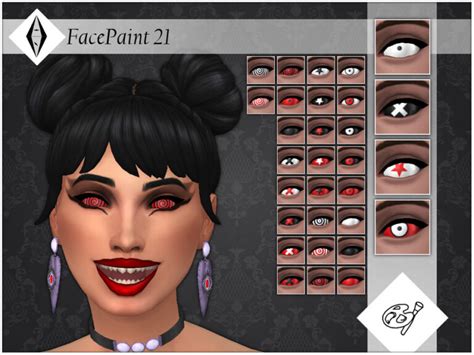 Facepaint 21 By Aleniksimmer At Tsr Sims 4 Updates