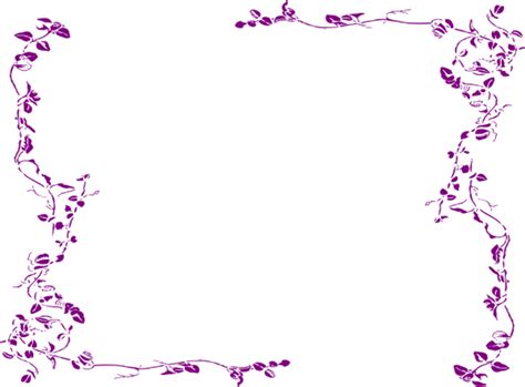 Download Fancy Border Png Transparent Purple Borders