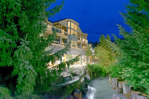 Whistler Canada August 12 2017 Tourists Visit City