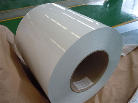 pre painted galvanizedaluzinc steel sheet coil  prime quality  lowest price white real