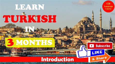 Cd1 Learn Turkish In 3 Months Introduction Turkish Learning