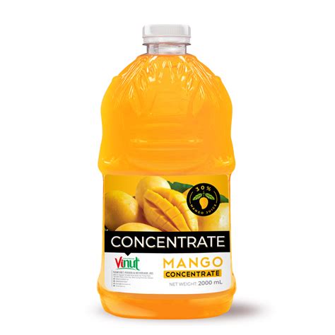 Vinut Mango Juice Concentrate 30 Juice 2l Bottle