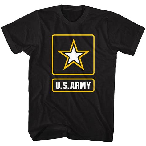 Us Army Gold Star Badge Logo Mens T Shirt America Military Soldier