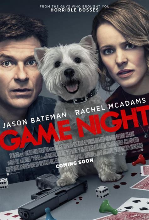 Jason Bateman And Rachel Mcadams Featured On New Game Night Poster