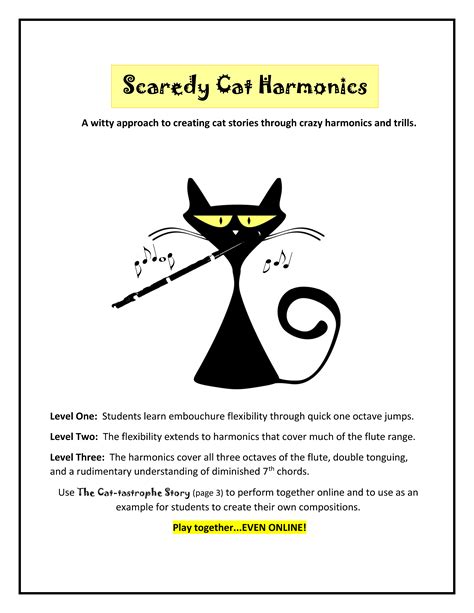 Scaredy Cat Harmonic Pdf Blocki Flute Method Llc