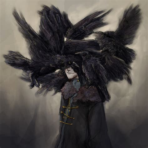Artstation The King Of Crows Character Painting