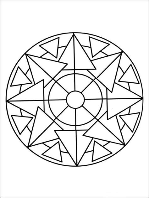 Free mandala to color spider cobweb. Simple mandala coloring pages for adults. Free Printable Simple Mandala coloring pages.