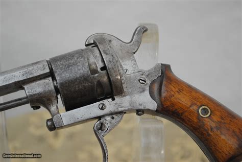 Belgian Pinfire Revolver Folding Spur Trigger