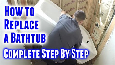 The cost to replace a bathtub varies based on many factors. How to Replace A Bathtub (Step By Step) - YouTube
