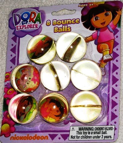 Dora The Explorer All Bounce Balls Favors 8ct
