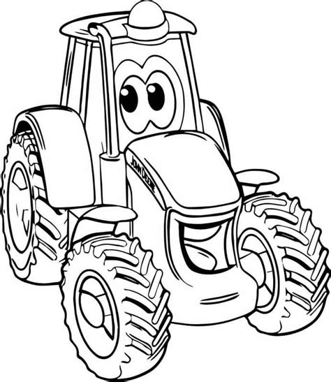 Kolorowanki Traktory Do Druku Dla Chłopców