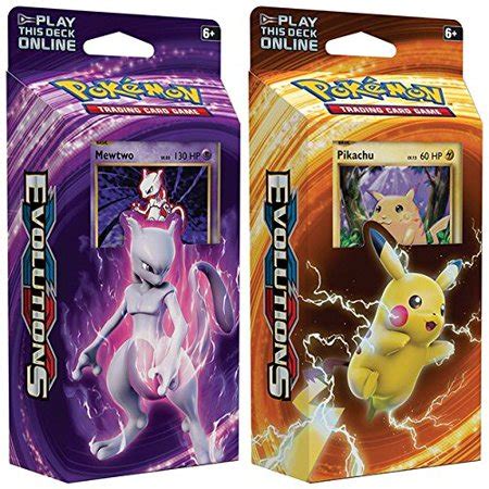 Maybe you would like to learn more about one of these? Pokemon Mewtwo & Pikachu XY Evolutions TCG Card Game Decks ...
