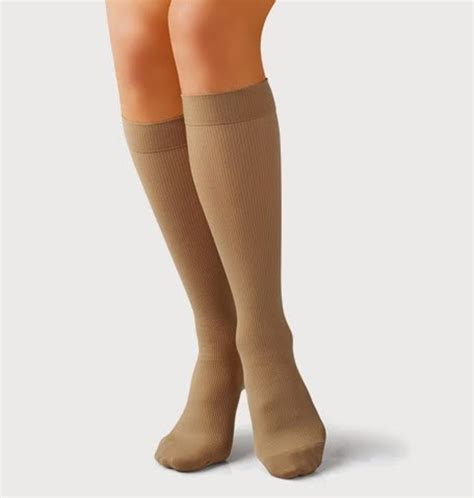 Tonus Elast Amber Fiber Elastic Medical Compression Below Knee Socks W Toecap 10 18 Mmhg