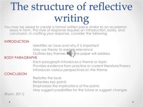 Image Result For Reflective Journal Writing Examples With