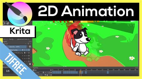 Krita 2d Animation Sample Example Youtube