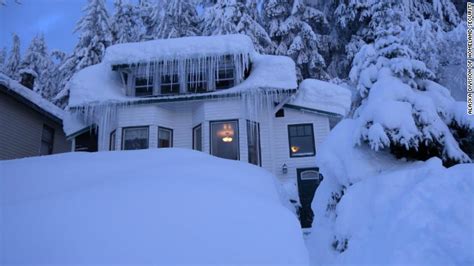 Alaska Town Digging Its Way Out After Record 18 Feet Of