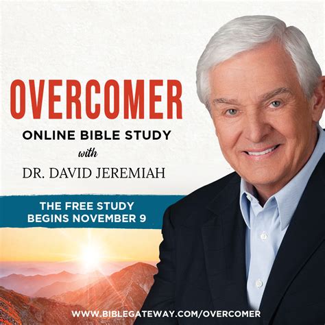 Youre Invited To Join The Free Overcomer Online Bible Study With Dr