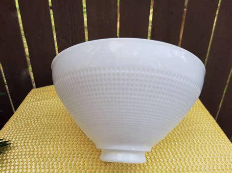 Vintage Milk Glass White Diffuser Lamp Shade Globe Replacement Etsy