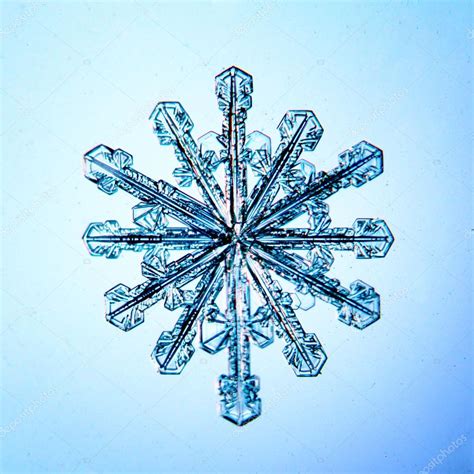 Real Snowflakes Water Crystals — Stock Photo © Xload 22163899