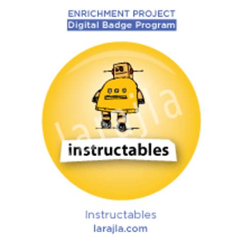 Badge: Instructables — larajla