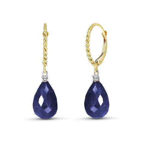 Physical appearance without flaws nowadays is a dream of many. Sapphire & Diamond Stem Drop Earrings in 9ct Gold - 3287Y ...