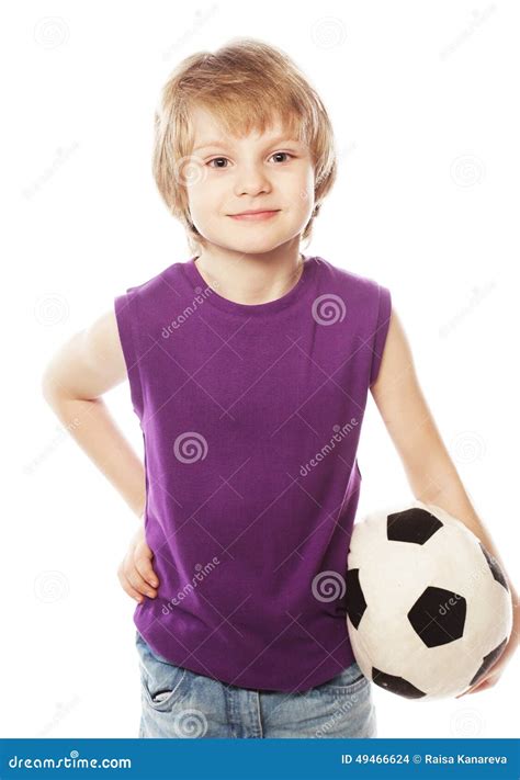 Boy Playing With Ball Stock Photo Image Of Nice Lifestyle 49466624