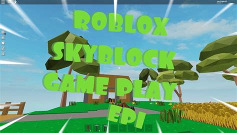Sky Blocks Game Play Roblox Youtube