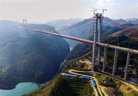 Worlds 2nd Highest Suspension Bridge Is Almost Complete Worlds