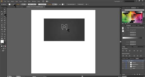 The bleed area is an extra.25 inch of space. How To Create A Business Card Design In Illustrator
