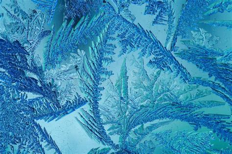 Ice Fractals Stock Image Image Of Cold Season Winter 1334177