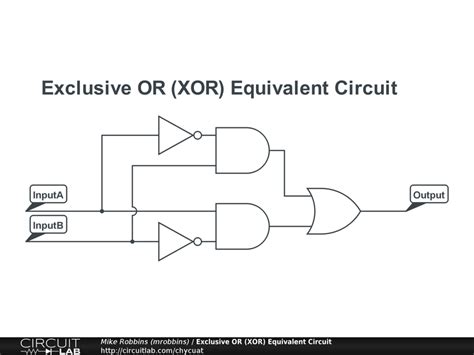 Xor Gate Simple Circuit Diagram Maker Wiring View And Schematics Diagram