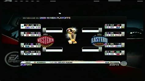 Watch nba stream online for free, all nba & ncaab events live directly on your pc or mobile devices. NBA Live 10 2009 NBA Playoff Brackets - YouTube