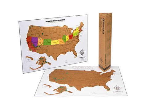 World Travel Tracker Scratch Off Map® Us National Parks Sfgate
