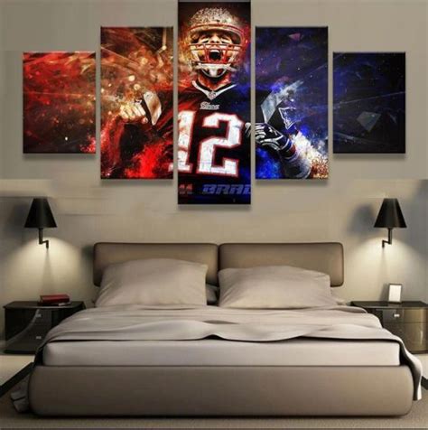 Find great deals on new england patriots gear & apparel at kohl's today! New England Patriots Tom Brady - Sport 5 Panel Canvas Art ...