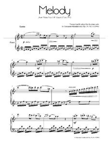 К.В. Глюк: Мелодия (Орфей и Эвридика, Wq.30) ноты на MusicaNeo