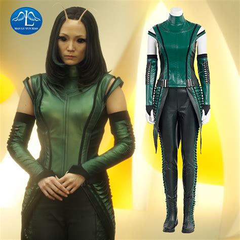 manluyunxiao guardians of the galaxy 2 cosplay costume mantis cosplay costume women full set