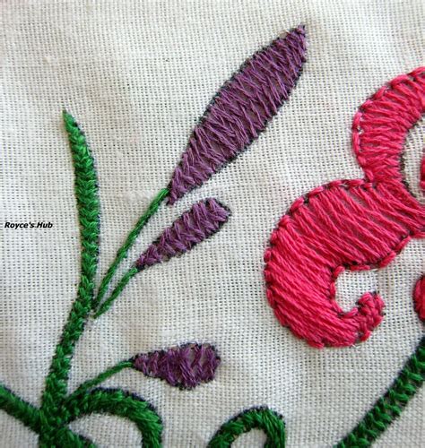 Royce's Hub: Basic Embroidery Stitches: Herringbone Stitch