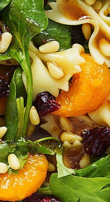 Serve it up and enjoy! Mandarin Pasta Spinach Salad with Teriyaki Dressing ...