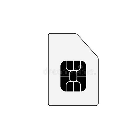 Sim Card Icon Logo Vector Stock Illustration Illustration Of Phone