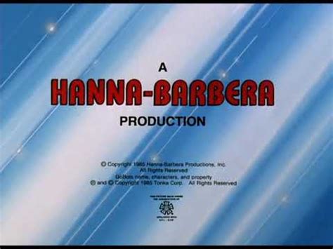 Hanna Barbera Presents Hanna Barbera Productions X2 Logos 1985