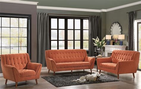 Erath Orange Living Room Set From Homelegance Coleman Furniture