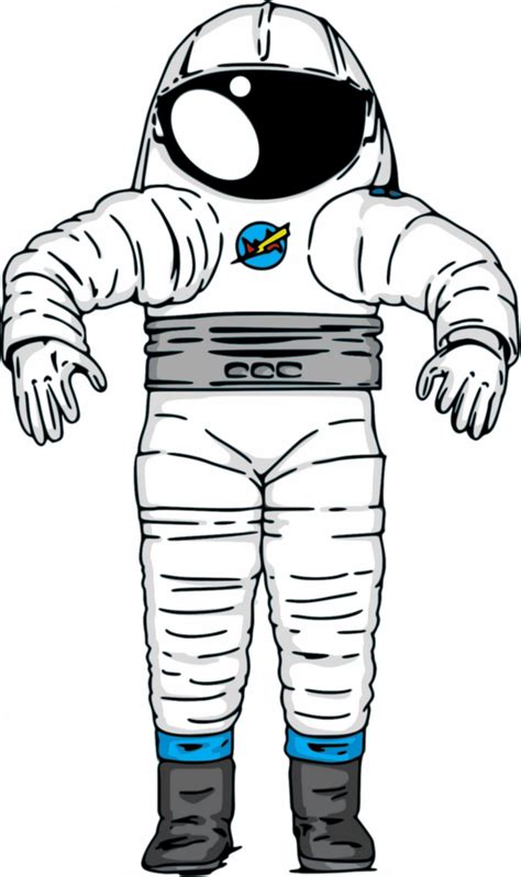Step 8 — add patterns on the astronaut's suit. NASA Astronaut Space Suit Mark III by jpatterson on DeviantArt