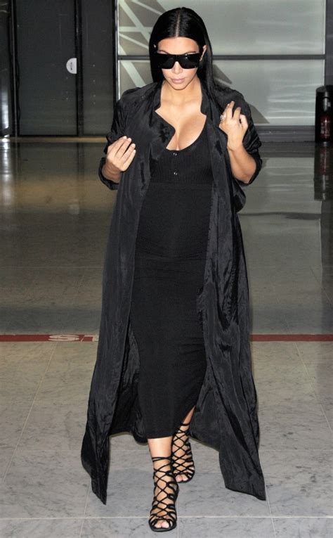 Shades On From Kim Kardashians Pregnancy Style E News