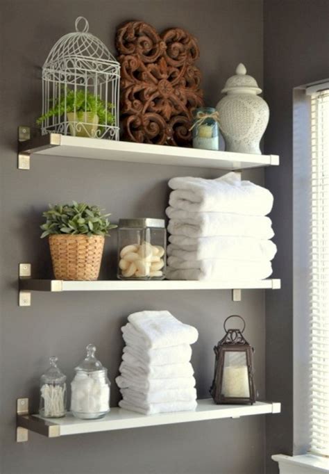 Marvelous 25 Beautiful Corner Wall Shelves Ideas For Your Bathroom