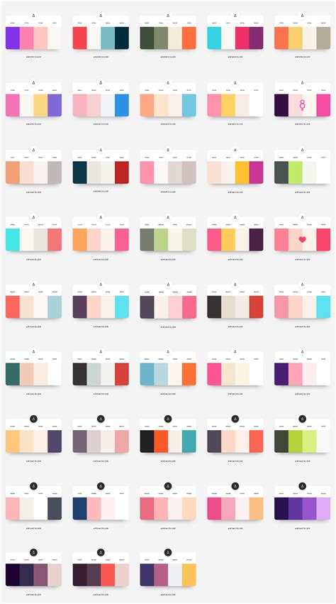 56 Beautiful Color Palettes For Your Next Design Proj