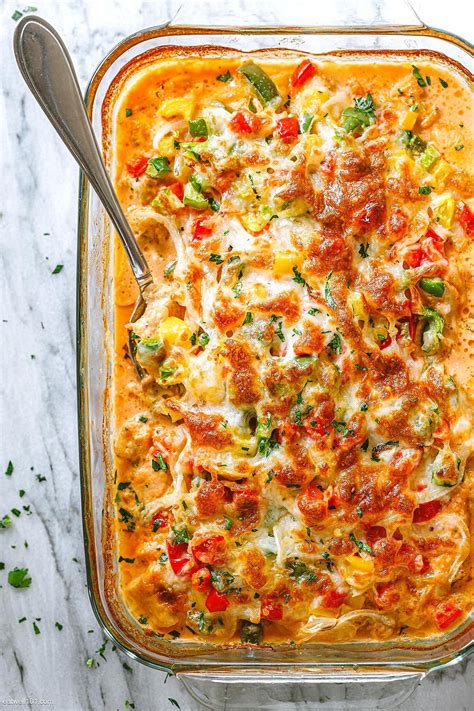 Maybe you would like to learn more about one of these? Creamy Baked Fajita Chicken Casserole | Chicken recipes ...