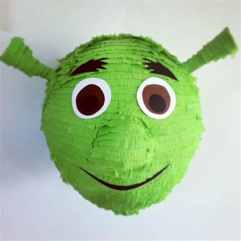 Piñata Para Un Cumpleaños De Shrek Ideas Para Fiestas