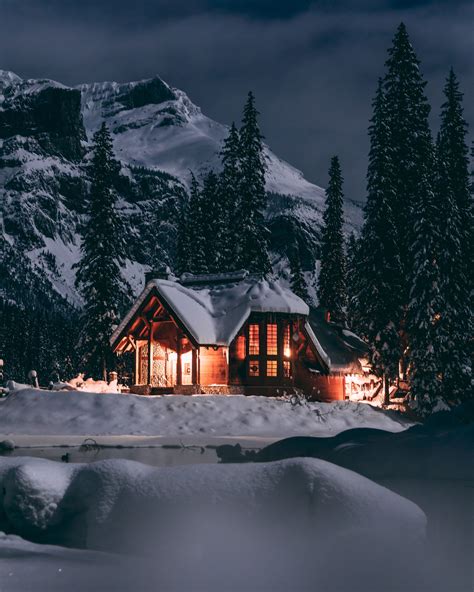 Winter House Snow Wallpapers Wallpaper Cave